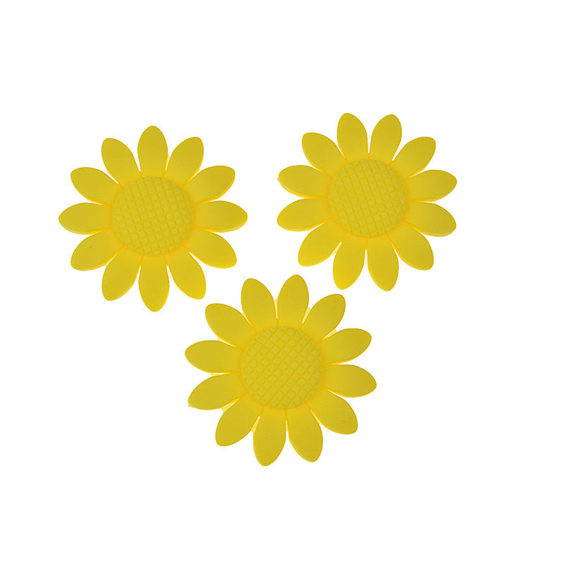 Wholesale 20PCS Silicone Sunflower Beads